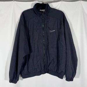 Vintage 90s Nike Black & White Windbreaker Jacket